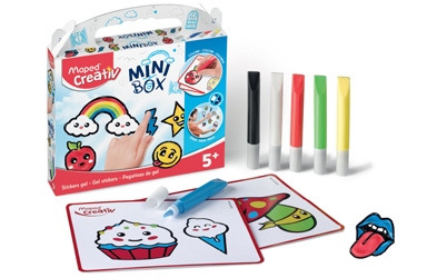Mini box stickers gel vitre Maped